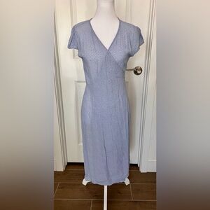 Blue Brandy Melville Wraparound floral dress